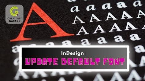 InDesign Change Font Type 的图像结果