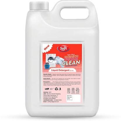 soft INDIA'S NO.1 TOP LOAD WASHING MACHINE LIQUID Pink Liquid Detergent ...