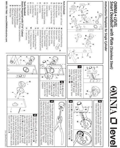 Installation Templates - OMNIA Industries