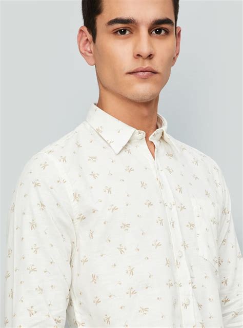 Buy Men Slim Fit Printed Casual Shirt Online at just Rs. 999.0 ...