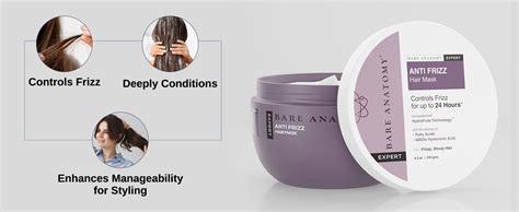 Buy Bare Anatomy Anti Frizz Hair Mask | Frizz Control Upto 24 hours ...