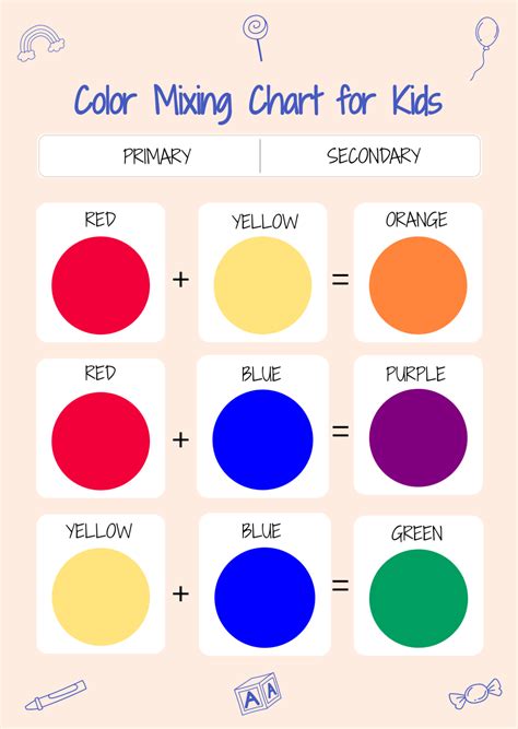 Free Color Mixing Guide 的图像结果