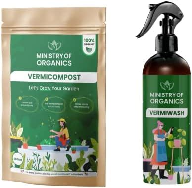 Ministry Of Organics Vermicompost & Vermiwash Combo Pack | Prevent ...