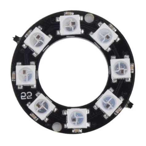Probots 8-Bit WS2812 5050 RGB LED Built-in Full Colour Round Driving ...