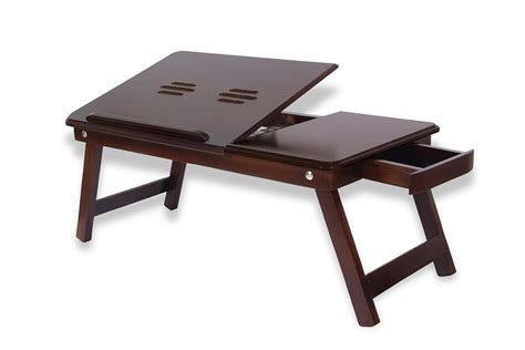 Fabulo Wooden Standard Adjustable Laptop and Study Table/Portable Lap ...