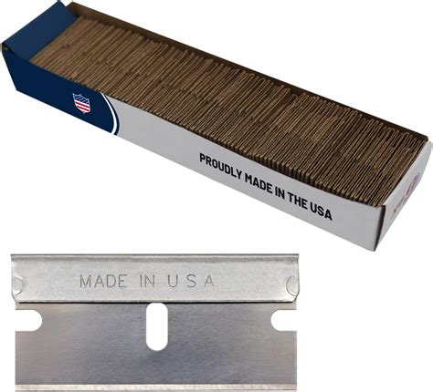 Amazon.com: Single Edge Razor Blade 10 Pack - Straight Edge Razor - Ten ...
