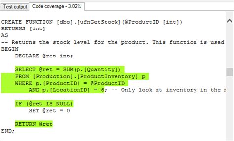 SQL Testing 的图像结果
