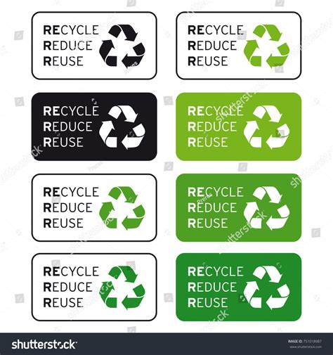 Reduce Reuse and Recycle Signs 的图像结果