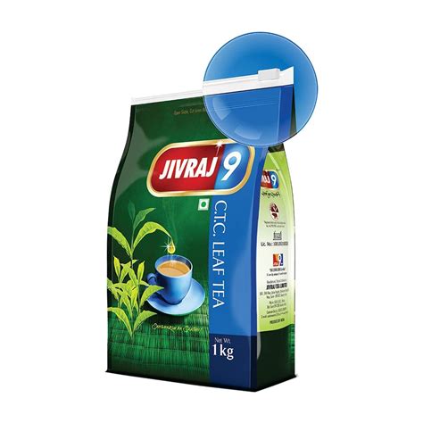 Jivraj 9 CTC Tea Leaf, Premium Assam Tea Leaves, Crush-Tear-Curl Tea ...