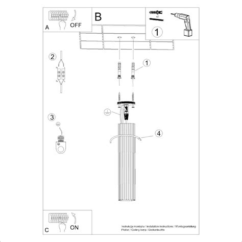Plafon KARBON 40 biały | home&you