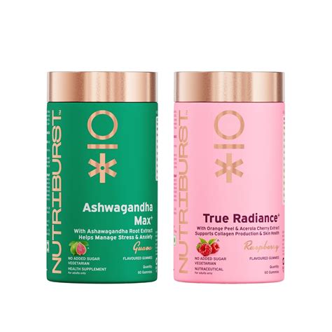 Nutriburst Radiance & Relief Combo: True Radiance Collagen Builder ...