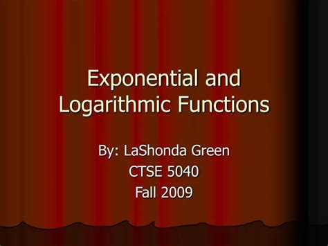 Image result for Exponential and Logarithmic Functions