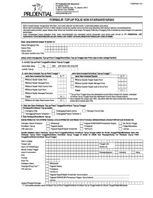 top up prudential - Fill Out, Sign & Share Online | pdfFiller