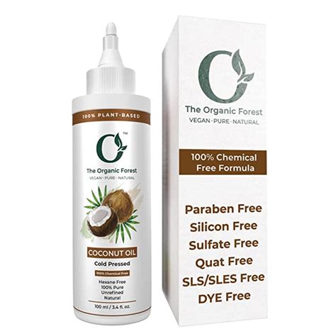 Buy Organic Forest 100% Chemical Free Pure Cold Pressed Coconut Oil for ...