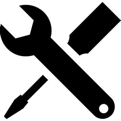 Screwdriver and wrench - Free interface icons