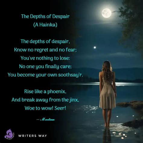 The Depths of Despair (A ... | Quotes & Writings by Martian Mirth ...