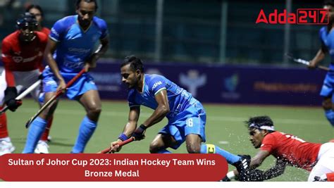Sultan of Johor Cup 2023: Indian Hockey Team Wins Bronze Medal