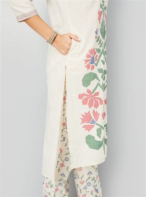 Buy Women Floral Print Straight Kurta Set Online at just Rs. 999.0 ...