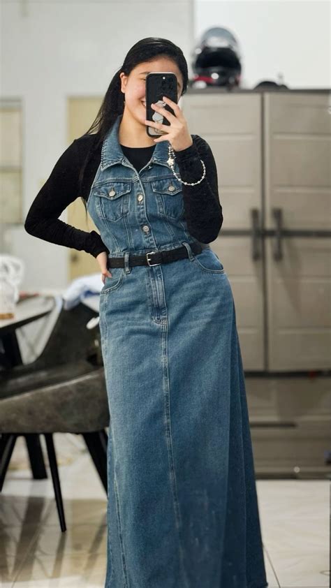 denim modest dress em 2025 | Moda conservadora, Looks, Moda