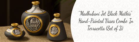 Buy ExclusiveLane Terracotta Pots Flower Vases for Living Room ...