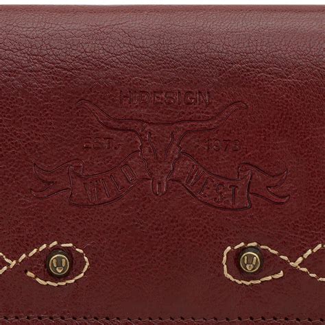 Order Cheyenne W3 Womens Marsala Bi-Fold Wallet - Hidesign