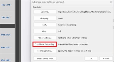 Image result for Outlook 365 Color Code Emails