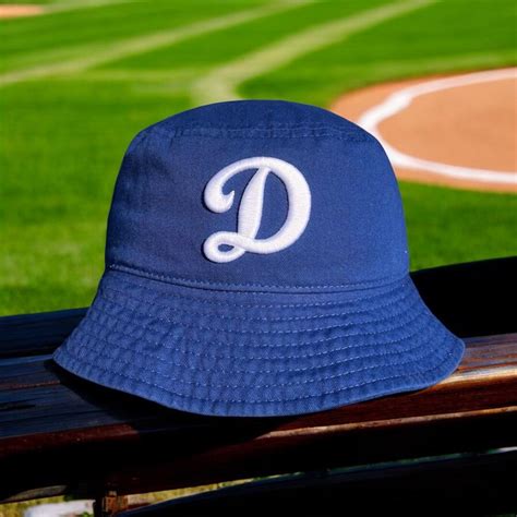 Dodger D Logo Bucket Hat Royal Blue Bucket Hat| Dodgers Blue Bucket Hat ...