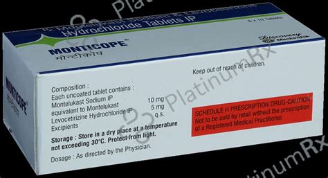 Monticope 5/10mg Tablet 10s | Uses, Price & Substitutes