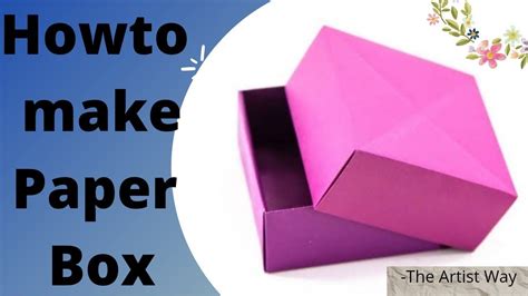 Image result for How to Make a Box Using Paper or Plastic