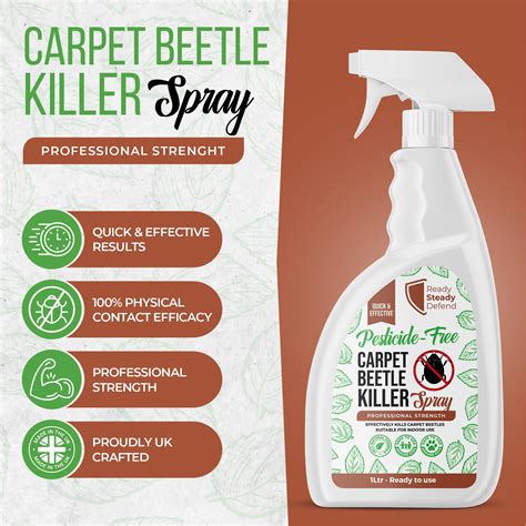 Natural Carpet Beetle Killer Spray - 1L