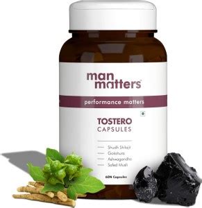 Man Matters Tostero Capsules For Men | Improves Strength, Stamina ...