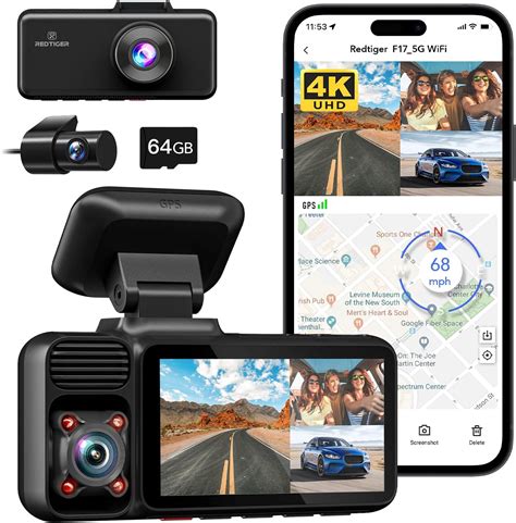 Boult Newly Launched Cruisecam X5 Pro GPS Dashcam with 4K + 8MP (Front ...