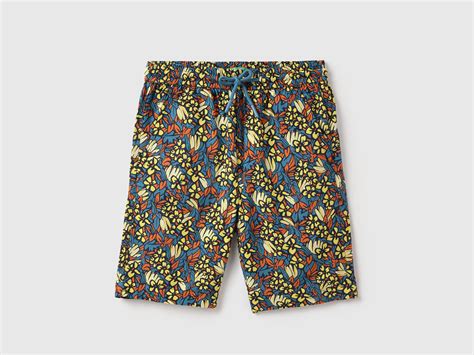Floral Print Regular Fit Regular Shorts – United Colors of Benetton Store