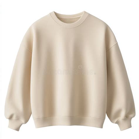 Beige Blank Sweater Isolated Background. Ai Generated Stock ...