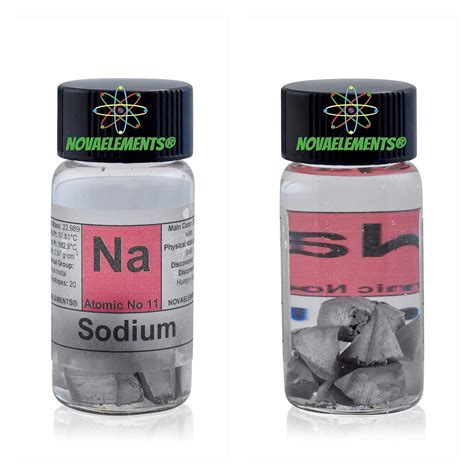 Sodium Metal Element 11 Sample Na, Pure 1 Gram 99,8% Pieces Under ...