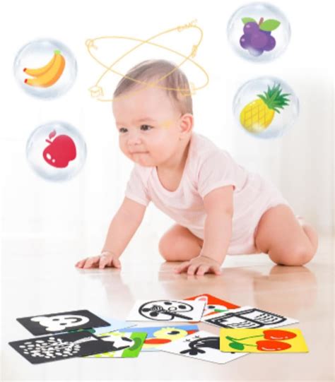 High Contrast Sensory Toy Visual Stimulation Flashcards – DK Toyz