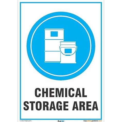 Buysafetyposters.com -Chemical Storage Area Signs in English - Hard ...