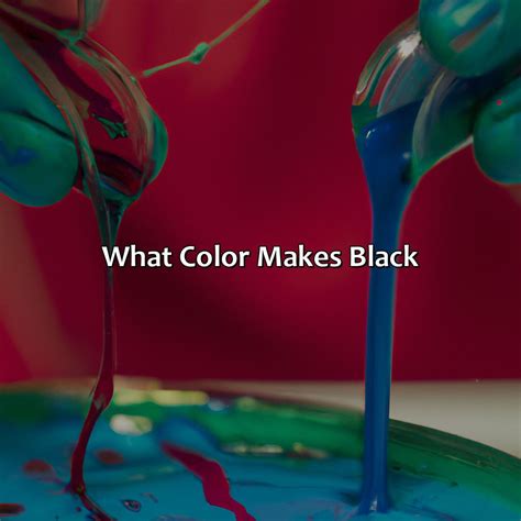 What Color Makes Black - colorscombo.com