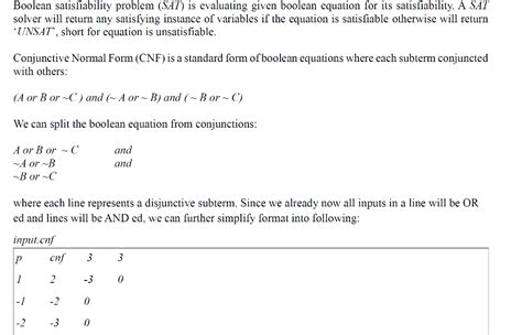 Image result for Boolean satisfiability problem SAT Solvers
