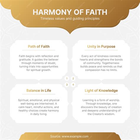 Arabic islamic infographic template with elegant golden arch frames for ...