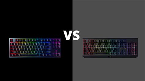 Razer Huntsman vs Blackwidow - Gaming keyboard showdown - Spacehop