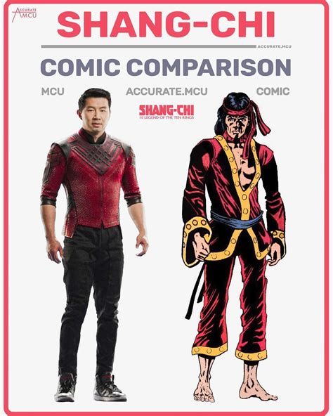 MCU.Accurate on Instagram: “• SHANG-CHI - COMIC COMPARISON • So happy ...