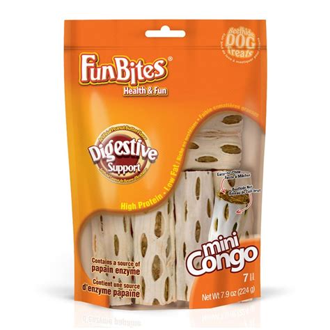 Buy FunBites MiniCongo Digestive Support, 7-Count (Pack of 4) Online at ...