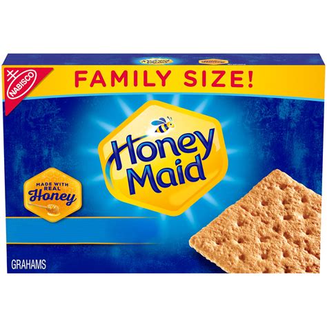 Honey Maid Honey Graham Crackers, Family Size, 25.6 oz Box – Walmart ...
