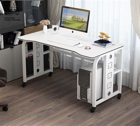 Computer Table On Wheels 的图像结果