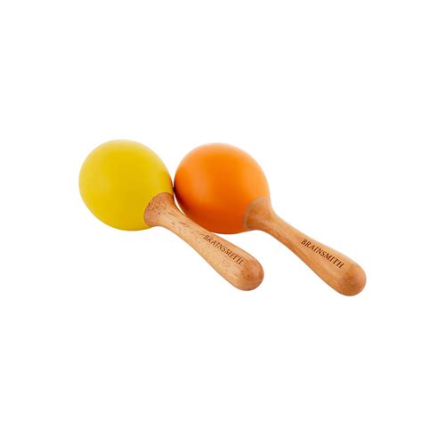 Buy Brainsmith Premium Wooden Maracas Rattle Toy Set of 2 – Musical ...