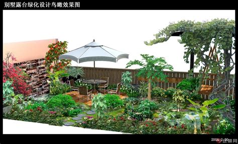 一楼40平米小花园景观设计欣赏参考 - 成都青望园林景观设计公司