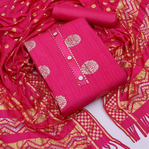 Rnx Jacquard Jari Buta Seq Vol 2 Color Set Dress Material Collection