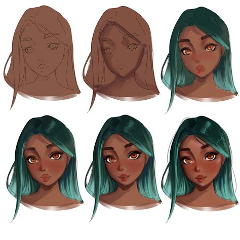 How to Paint Skin Tutorial by enex.art - CLIP STUDIO TIPS ...