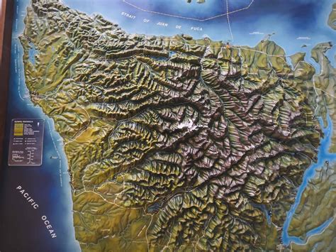 Olympic Mountains Map